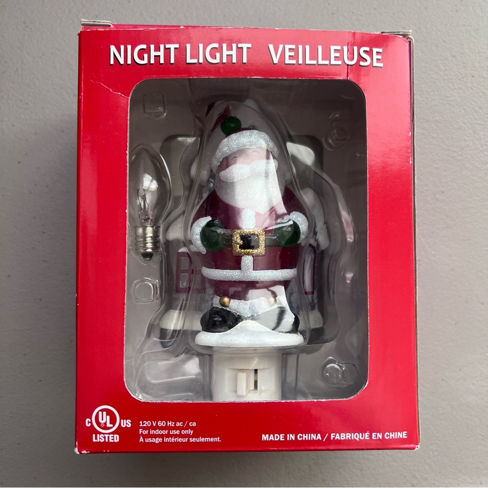 Santa Christmas Night Light Veilleuse - Picture 7 of 7